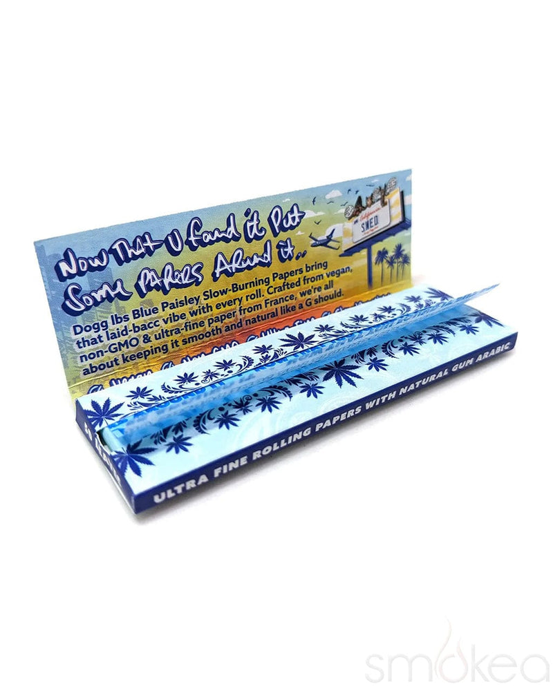 Dogg lbs 1 1/4 Blue Paisley Rolling Papers