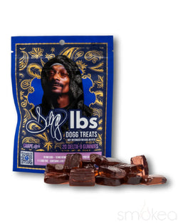 Dogg lbs Delta 9 Dogg Treats Gummies - Grape 20 Pack