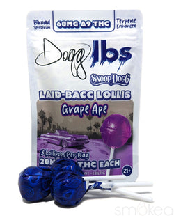 Dogg lbs Delta 9 Laid-Bacc Lollis - Grape Ape