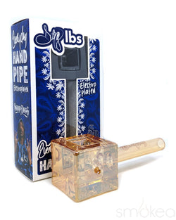 Dogg lbs Everyday Electro Plated Cube Pipe Gold