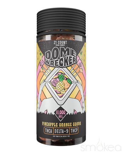 Dome Wrecker 11000mg Delta 9 + THCA Gummies - Pineapple Orange Guava
