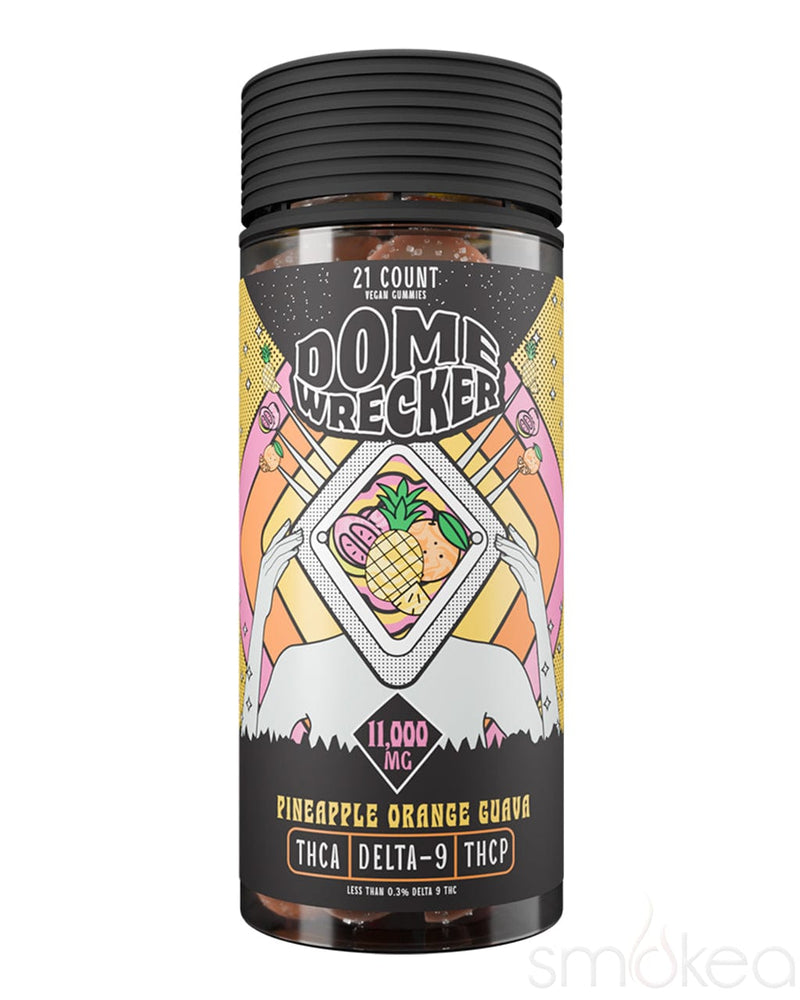 Dome Wrecker 11000mg Delta 9 + THCA Gummies - Pineapple Orange Guava