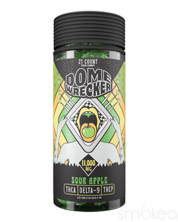 Dome Wrecker 11000mg Delta 9 + THCA Gummies - Sour Apple