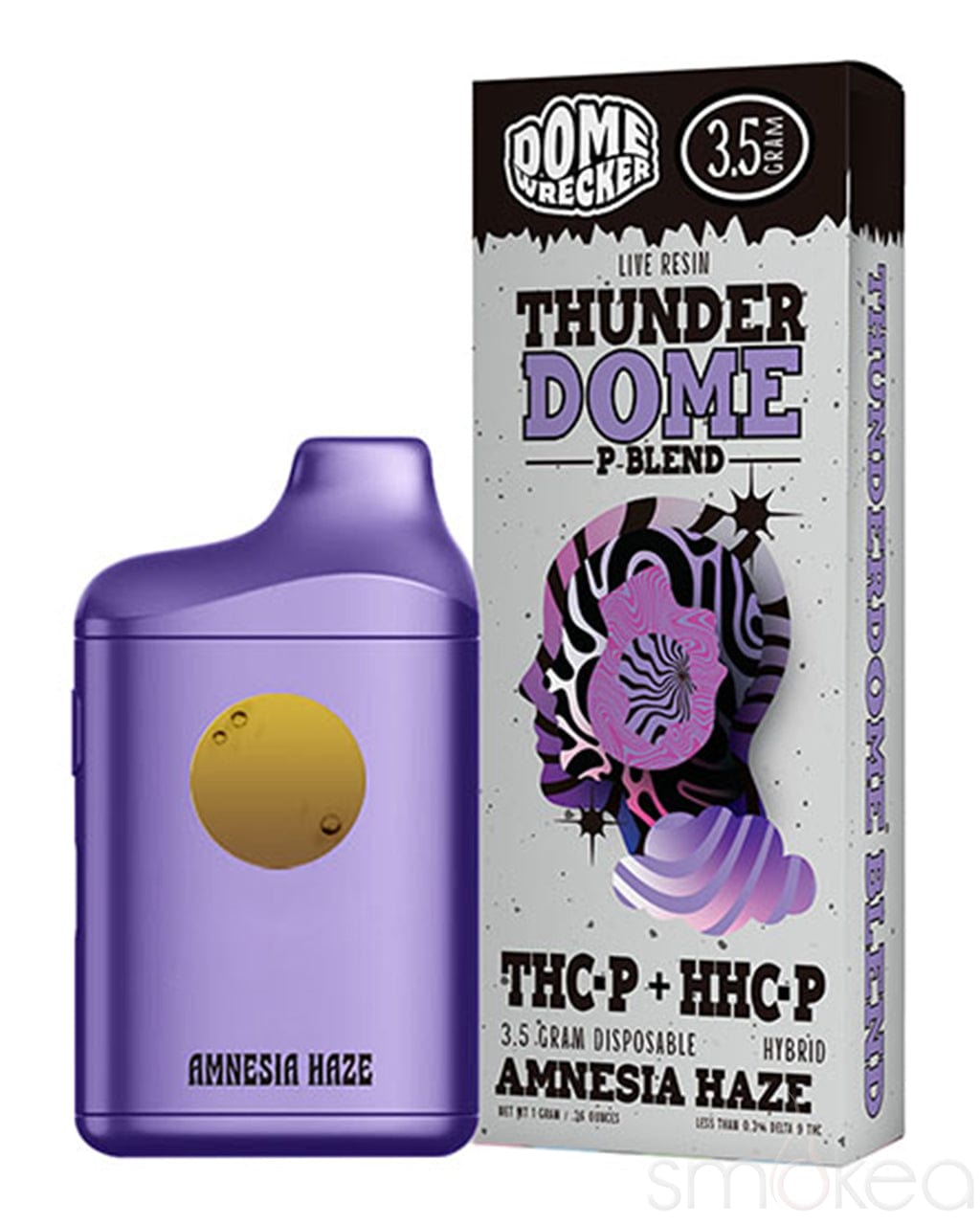 Dome Wrecker 3.5g ThunderDome P-Blend Vape - Amnesia Haze