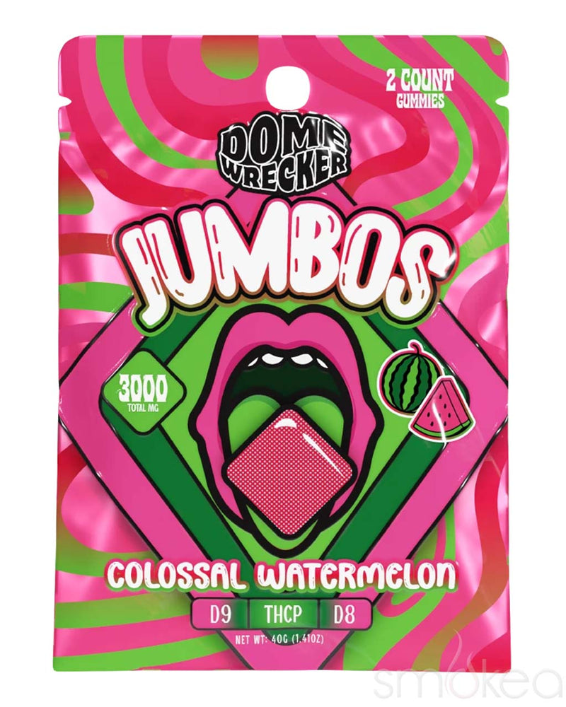 Dome Wrecker 3000mg Jumbos THC Gummies - Colossal Watermelon