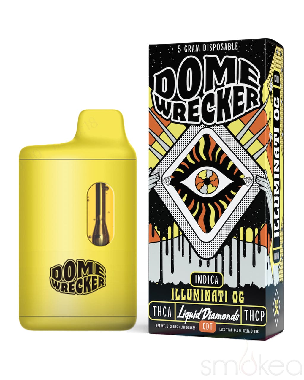 Dome Wrecker 5g Liquid Diamonds Blend Vape - Illuminati OG