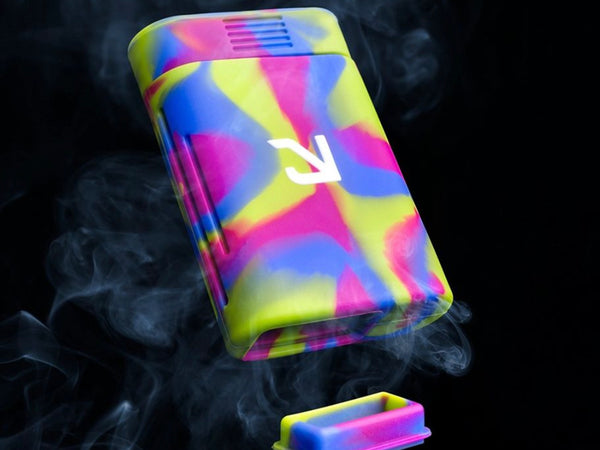 Product image of a colorful dugout on a black background