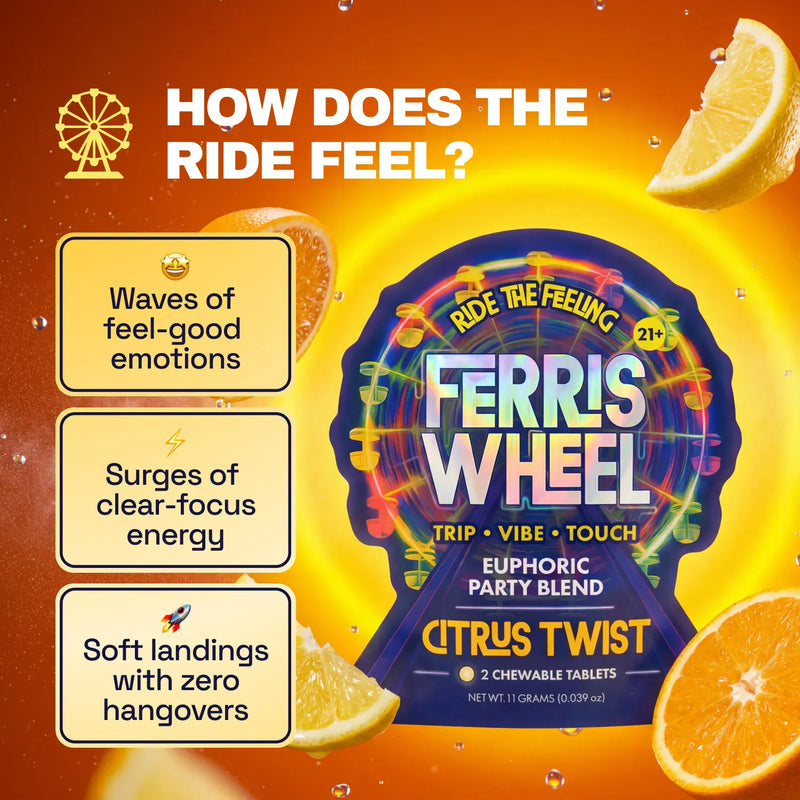 Ferris Wheel Party Kanna Tablets - Citrus Twist