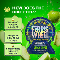 Ferris Wheel Party Kanna Tablets - Juicy Apple