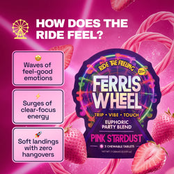 Ferris Wheel Party Kanna Tablets - Pink Stardust