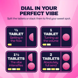 Ferris Wheel Party Kanna Tablets - Pink Stardust