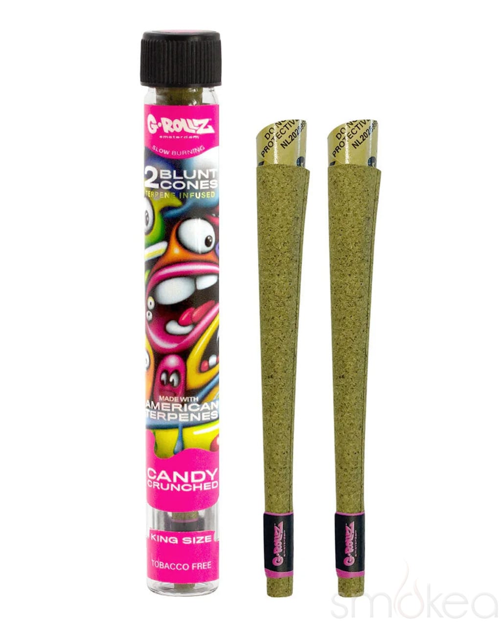 G-Rollz King Size Candy Crunched Terpene Infused Pre-Rolled Wraps