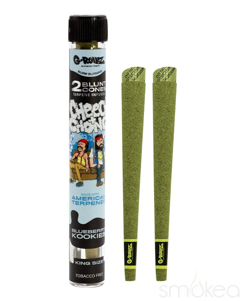 G-Rollz King Size Cheech & Chong Terpene Infused Pre-Rolled Wraps Blueberry Kookies