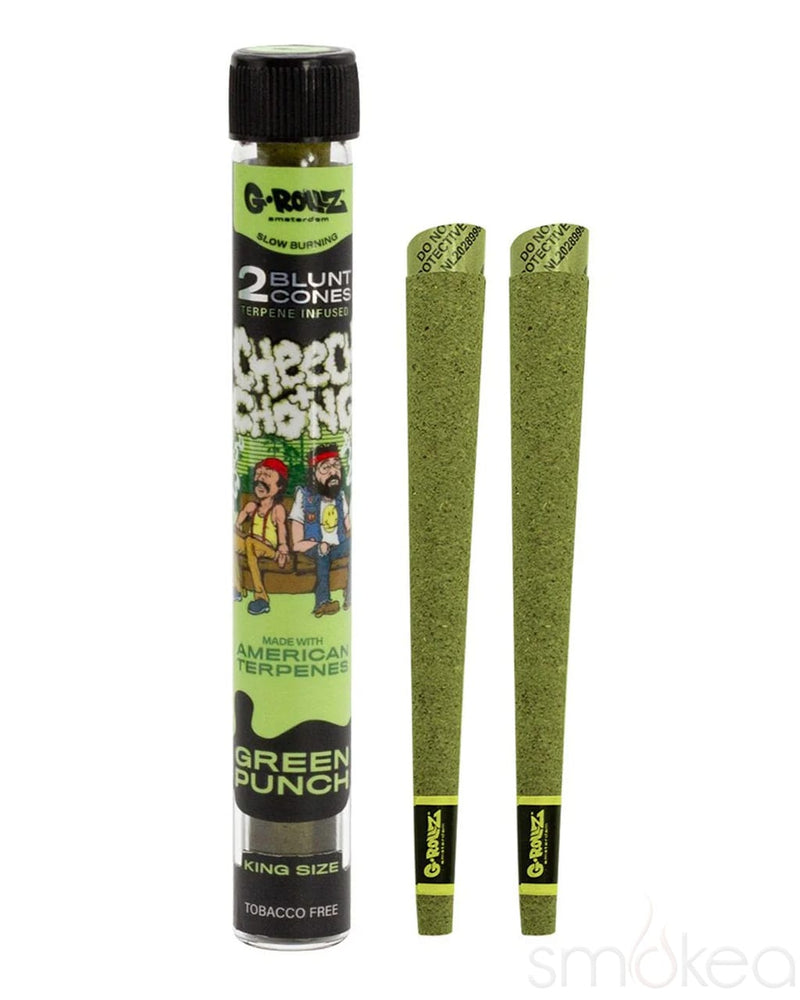 G-Rollz King Size Cheech & Chong Terpene Infused Pre-Rolled Wraps Green Punch