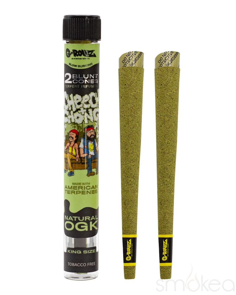 G-Rollz King Size Cheech & Chong Terpene Infused Pre-Rolled Wraps Natural OGK