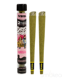 G-Rollz King Size Cheech & Chong Terpene Infused Pre-Rolled Wraps Strawberry Cheesecake