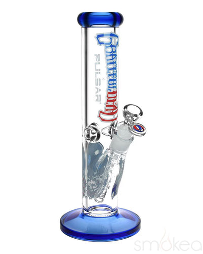 Pulsar x Grateful Dead "Space Your Face" Straight Tube Bong