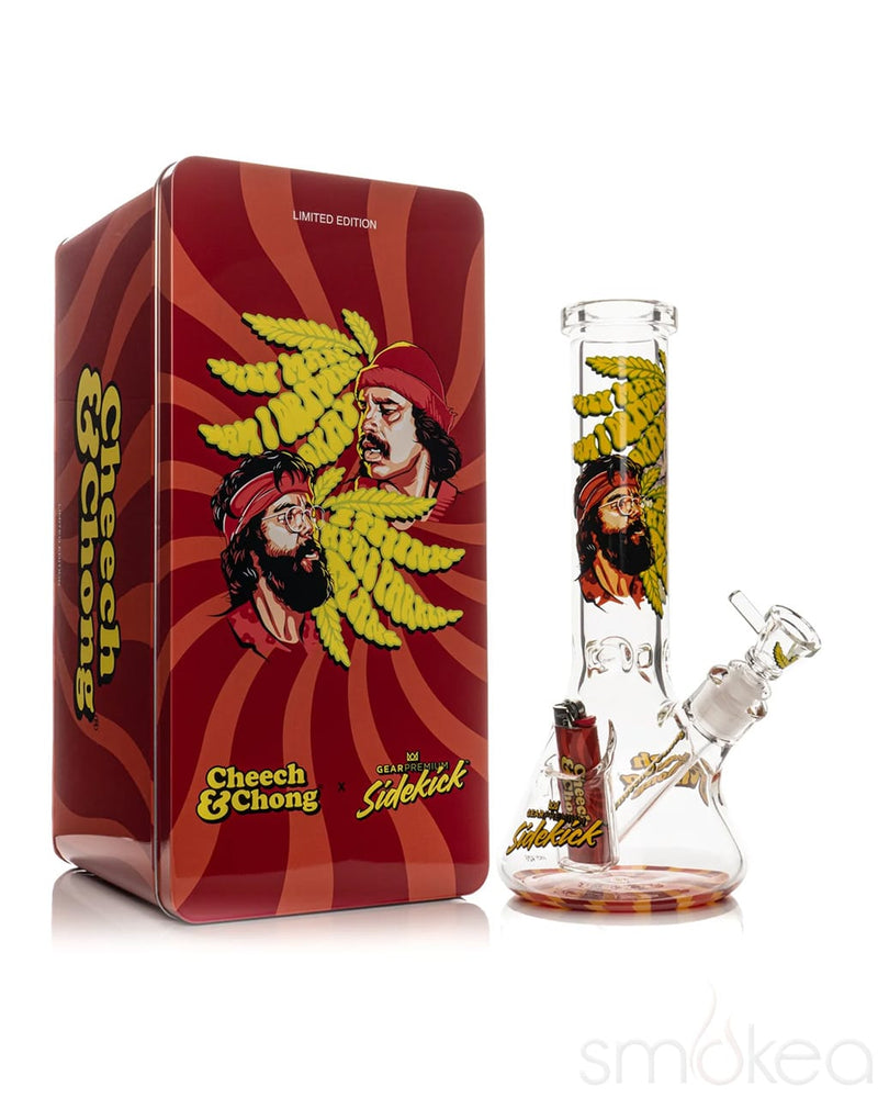 GEAR Premium x Cheech & Chong 12" 7mm Limited Edition Parked Sidekick Bong
