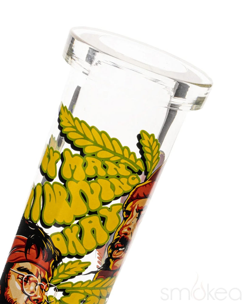 GEAR Premium x Cheech & Chong 12" 7mm Limited Edition Parked Sidekick Bong