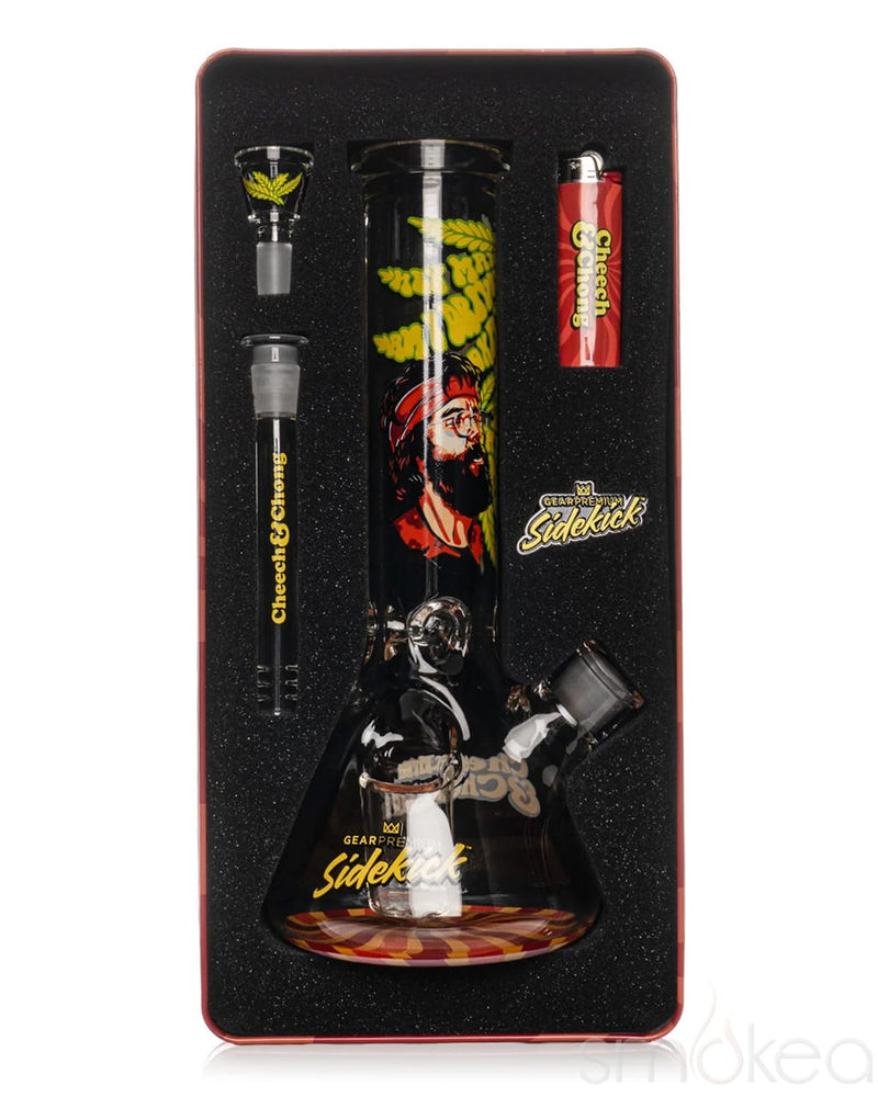 GEAR Premium x Cheech & Chong 12" 7mm Limited Edition Parked Sidekick Bong