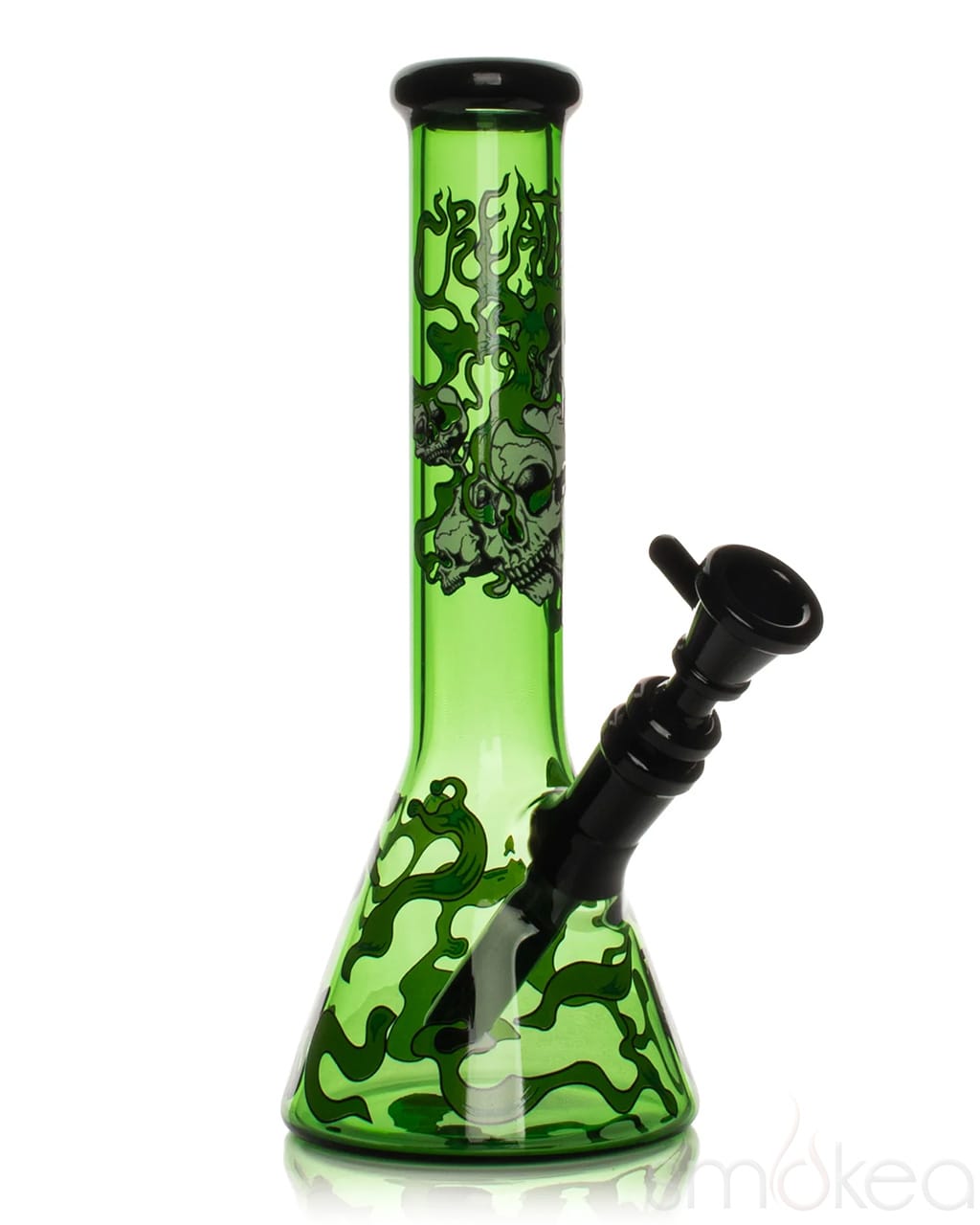 GEAR Premium x Creature 10” Glow-in-the-Dark Smoking Skulls Bong