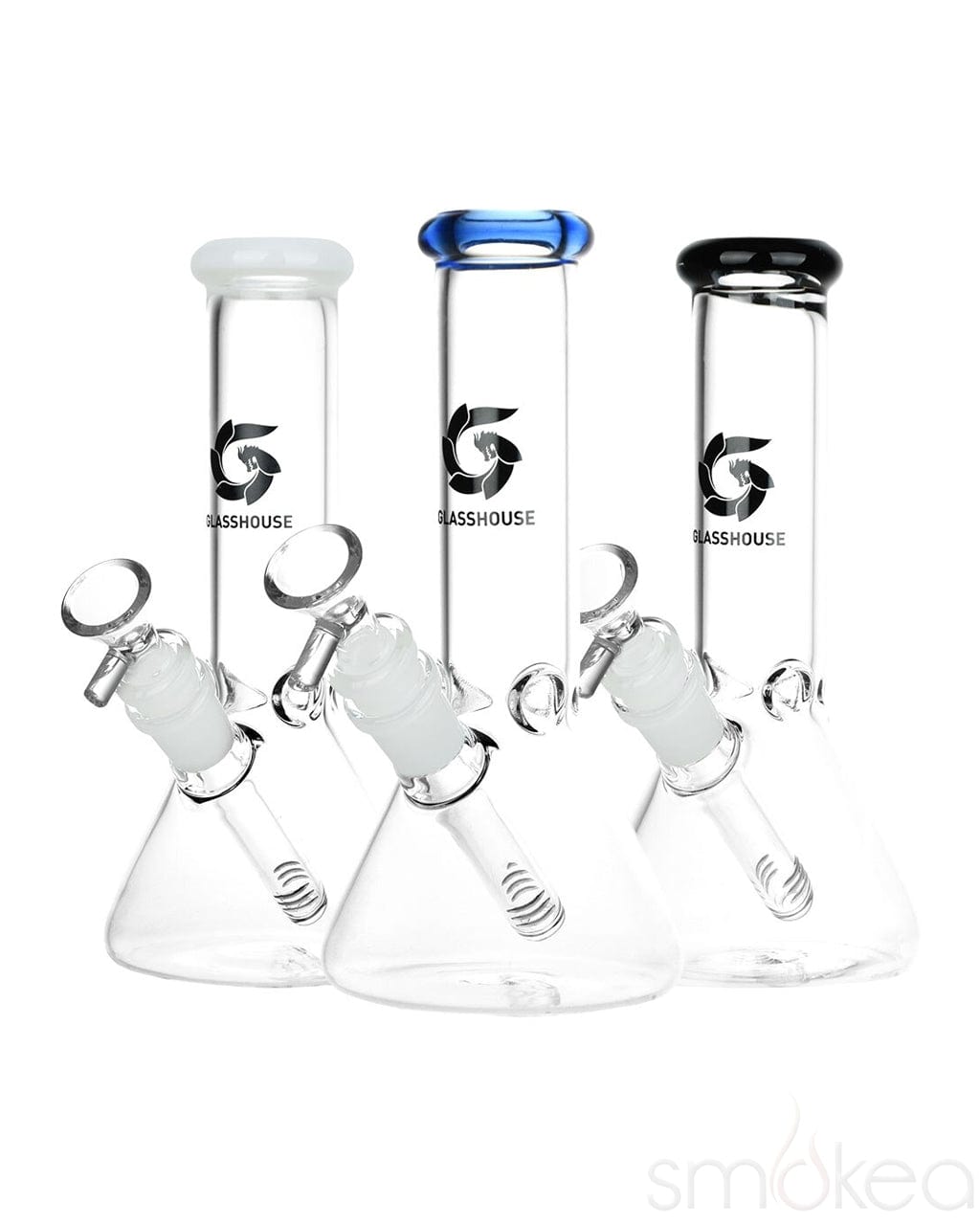 Glass House Pinched Beaker Bong