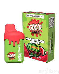 Goo'd 2g Drip THCA Melted Diamonds Blend Vape - Watermelon Runtz