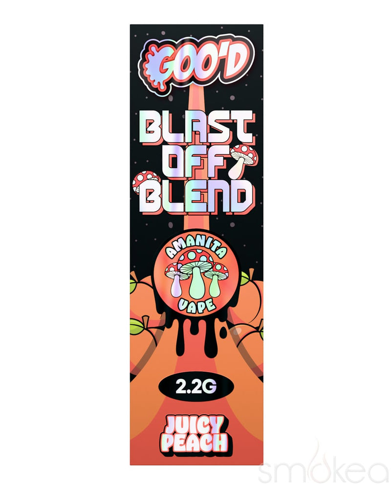 Goo'd Blast Off Blend Mushroom Vape - Juicy Peach