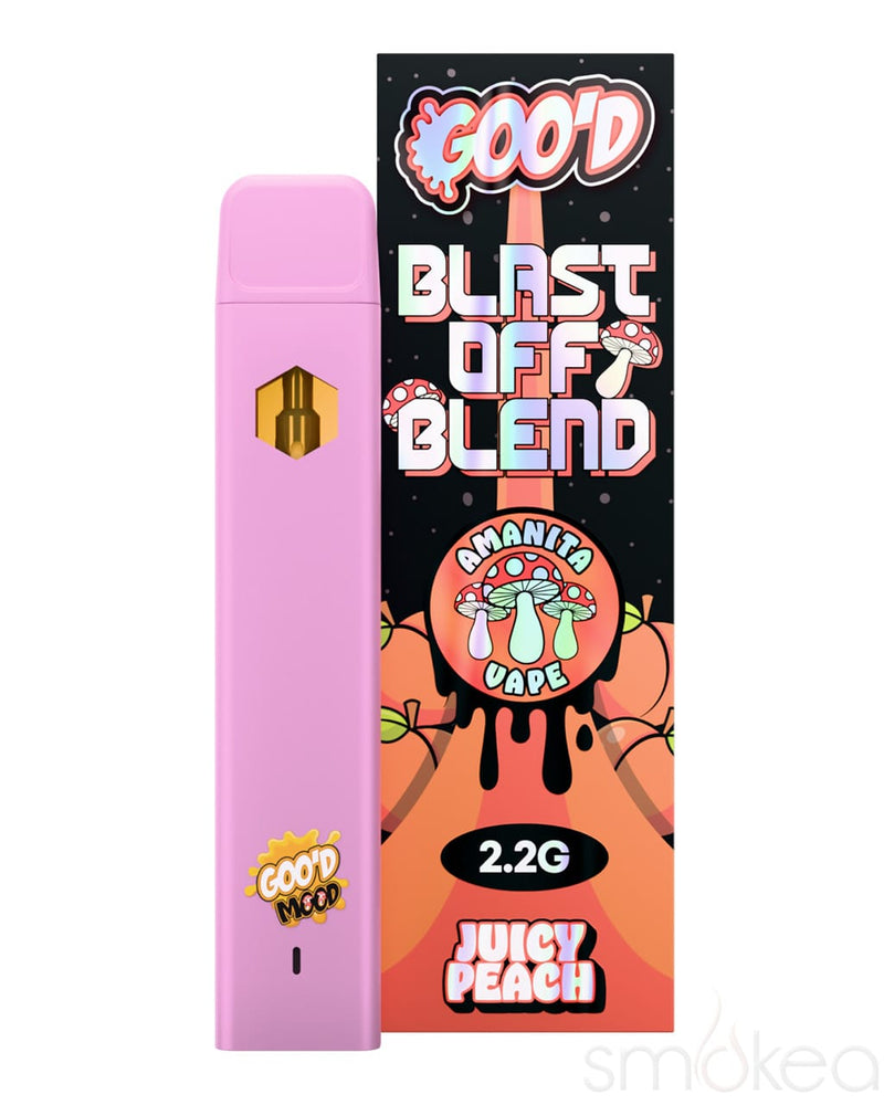 Goo'd Blast Off Blend Mushroom Vape - Juicy Peach
