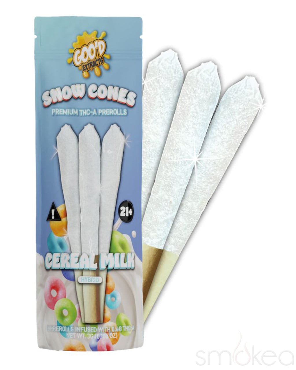 Goo'd THCA Snow Cones Pre-Rolls - Cereal Milk
