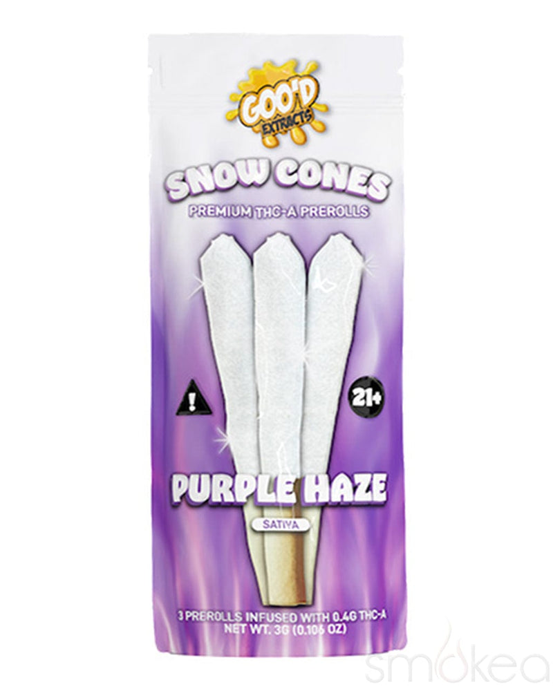 Goo'd THCA Snow Cones Pre-Rolls - Purple Haze