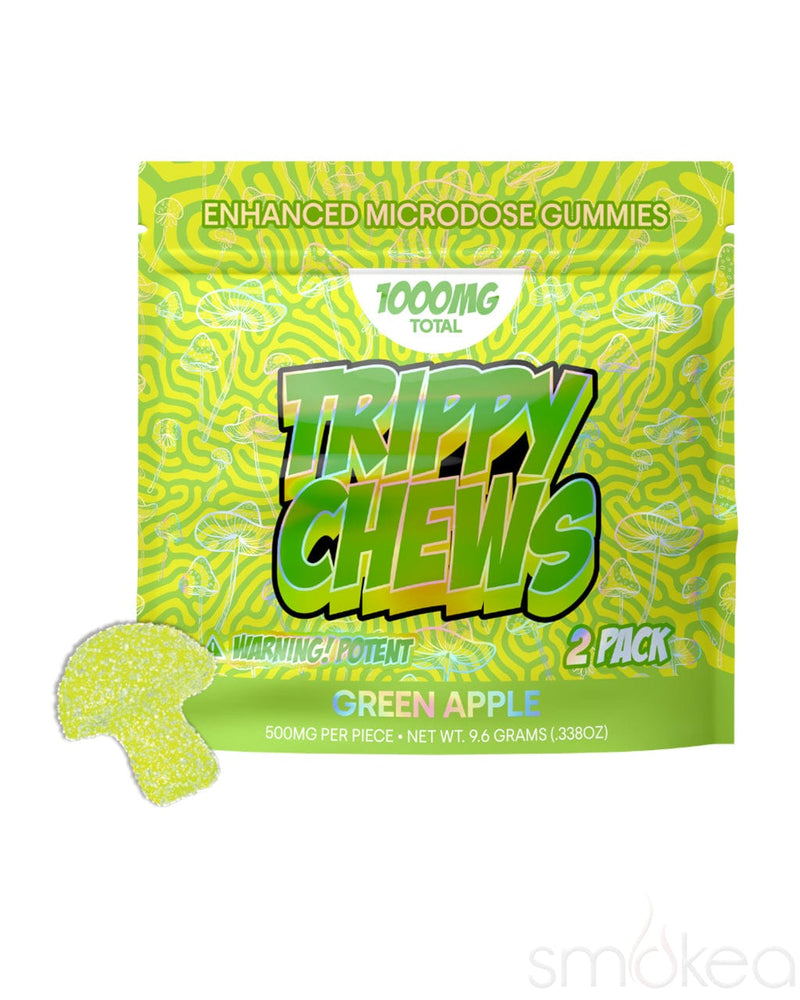 Goo'd Trippy Chews Microdose Gummies - Green Apple 2-Pack
