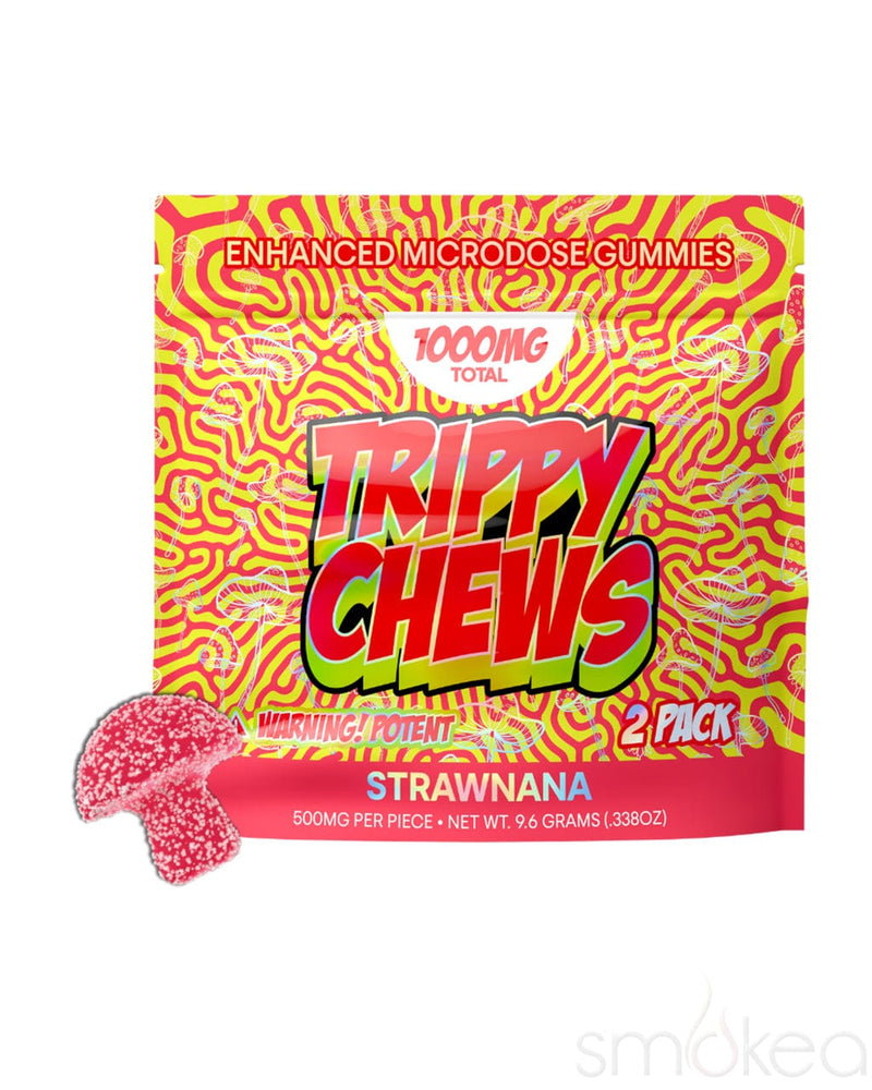 Goo'd Trippy Chews Microdose Gummies - Strawnana 2-Pack