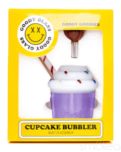Goody Glass Sprinkle Cupcake Bubbler