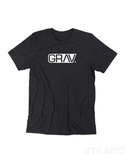 GRAV Heather Black Logo T-Shirt