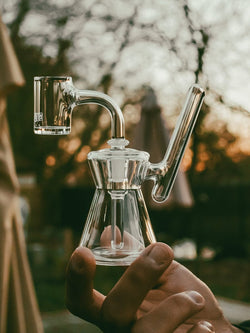 GRAV Hourglass Bubbler Dab Rig