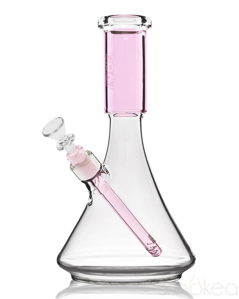 GRAV Large Deco Beaker Bong Pink