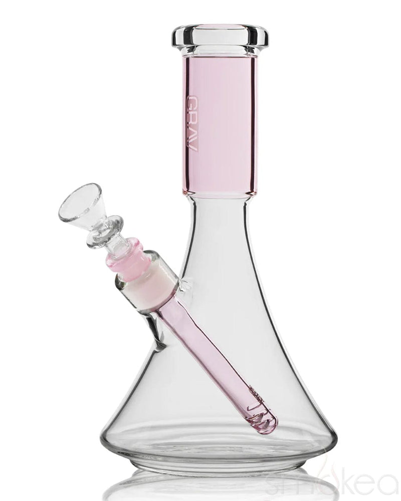 GRAV Medium Deco Beaker Bong Pink