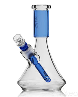 GRAV Small Deco Beaker Bong Light Cobalt