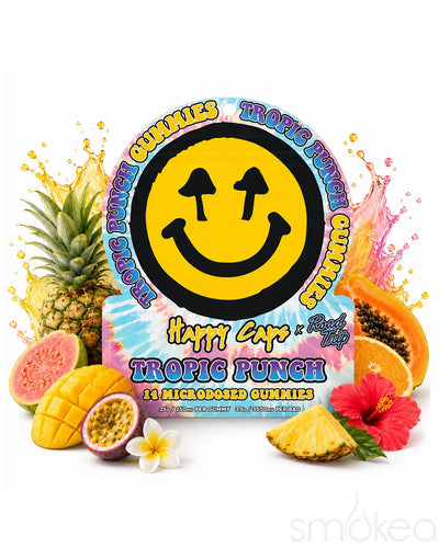 Happy Caps x Road Trip Microdosed Mushroom Gummies - Tropic Punch
