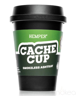 Hemper Cache Cup Smokeless Ashtray Black