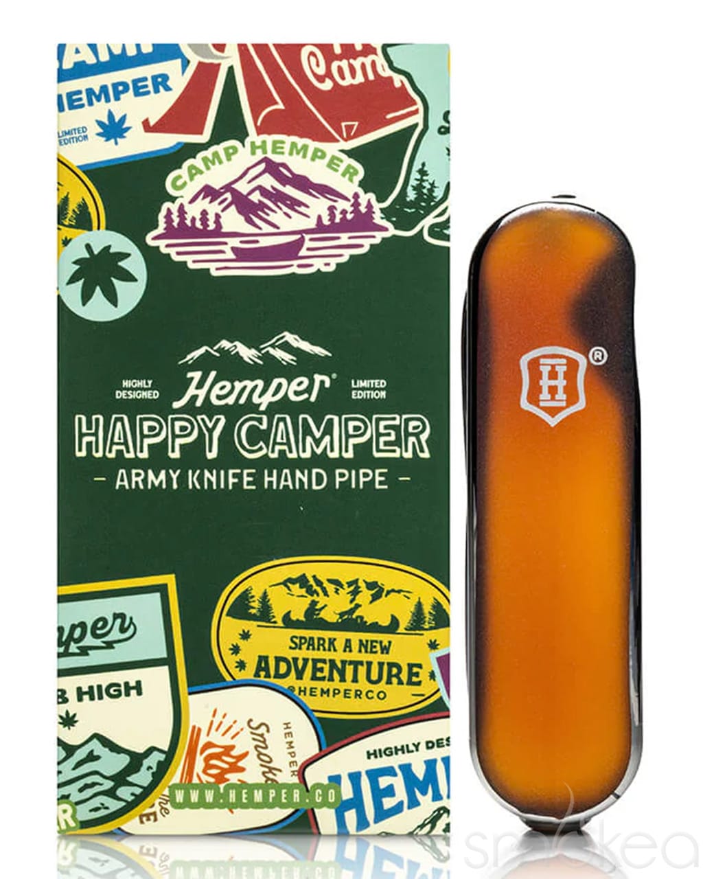 Hemper Happy Camper Army Knife Hand Pipe