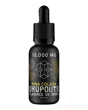 Hi On Nature 10000mg Delta 8 Dropouts - Pina Colada