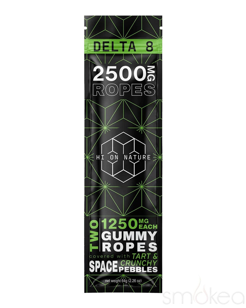 Hi On Nature 2500mg Delta 8 Gummy Ropes (2-Pack)