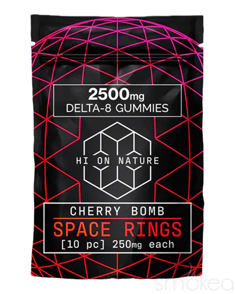 Hi On Nature 2500mg Delta 8 Space Rings Gummies - Cherry Bomb