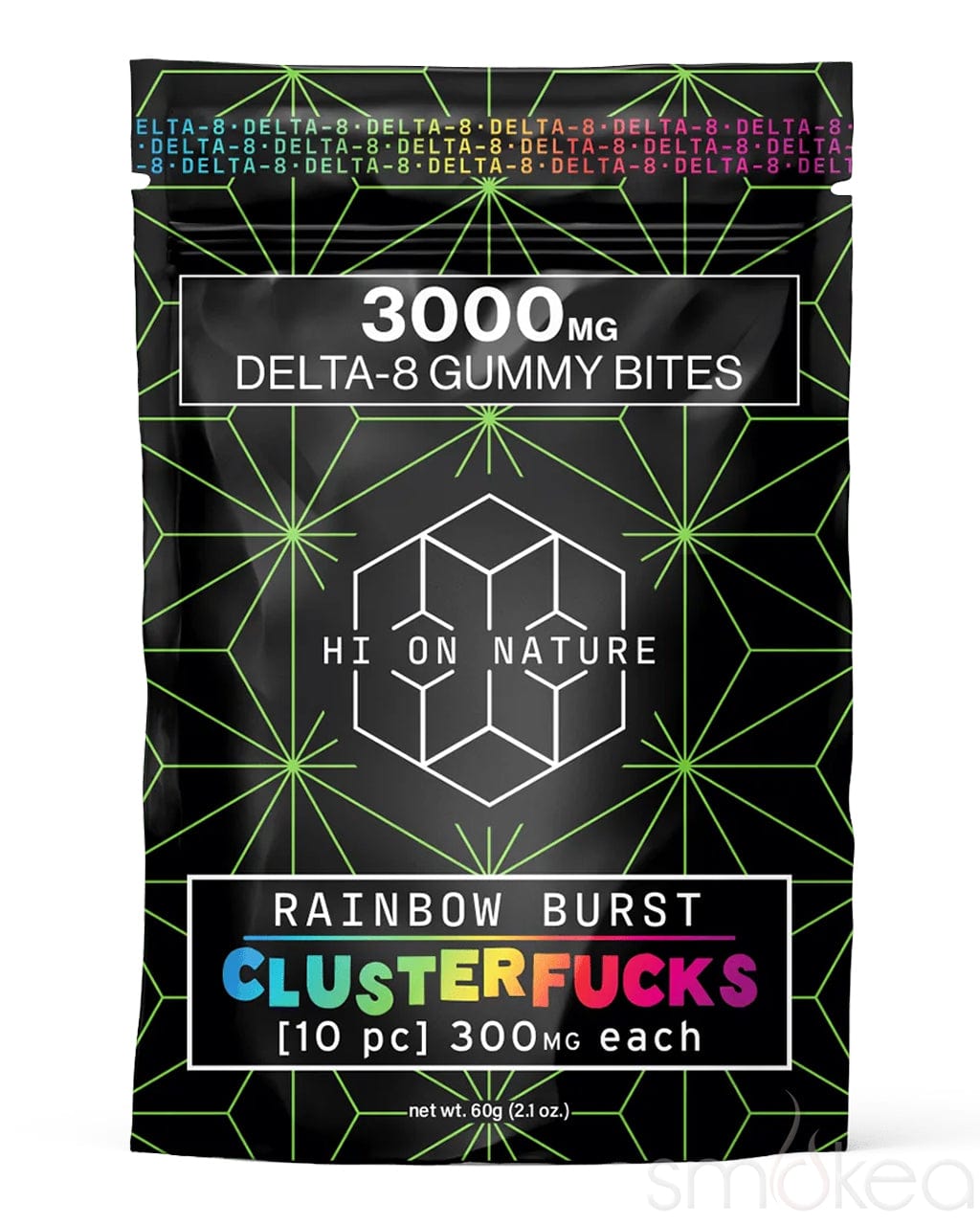 Hi On Nature 3000mg Delta 8 Clusterfucks Gummy Bites (10-Pack)