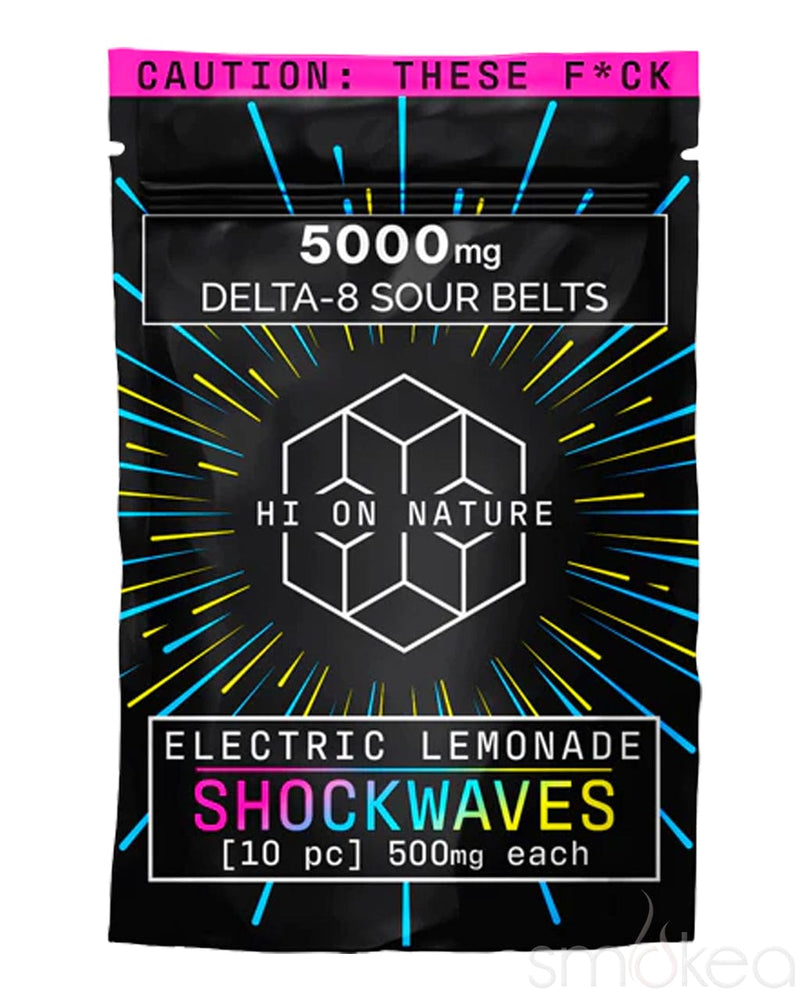 Hi On Nature 5000mg Delta 8 Shockwaves - Electric Lemonade