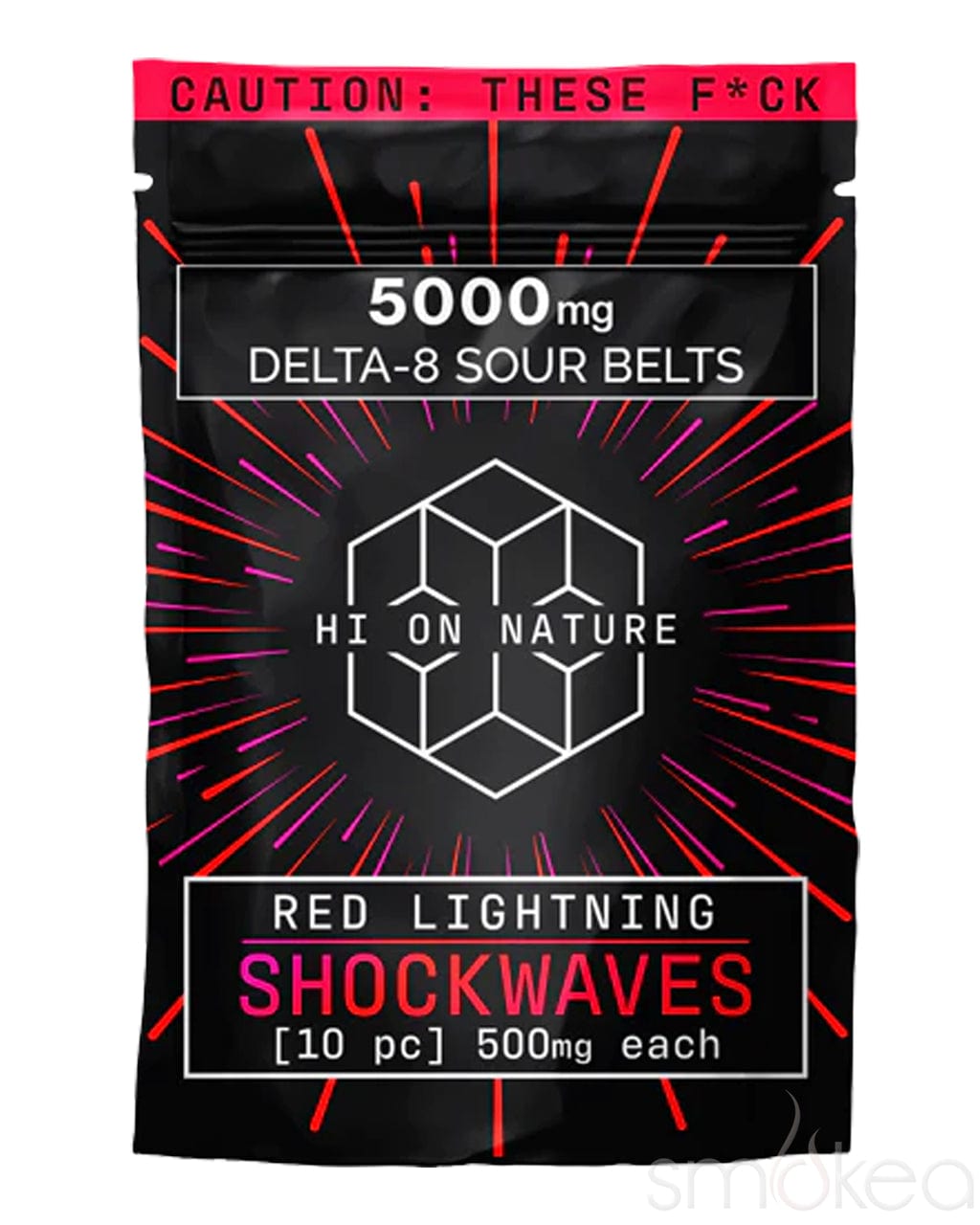 Hi On Nature 5000mg Delta 8 Shockwaves - Red Lightning