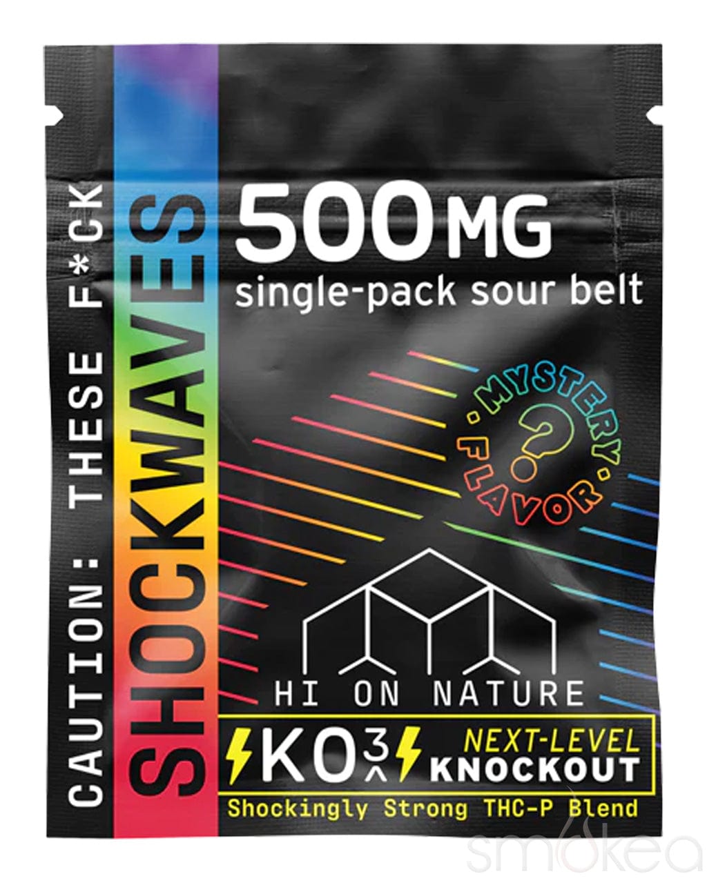 Hi On Nature 500mg KO3 Knockout Shockwave Sour Belt