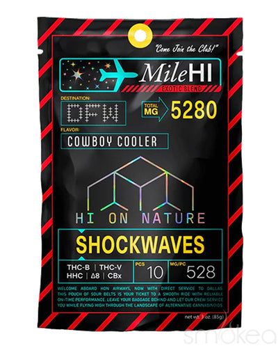 Hi On Nature 5280mg Mile Hi Blend Shockwaves - Cowboy Cooler